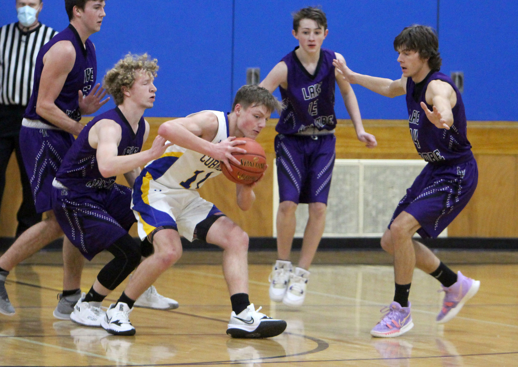 Lake Holcombe at Cornell boys basketball 1-14-22